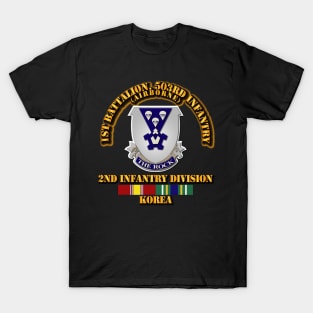 1st Bn 503rd Infantry - Korea Svc T-Shirt